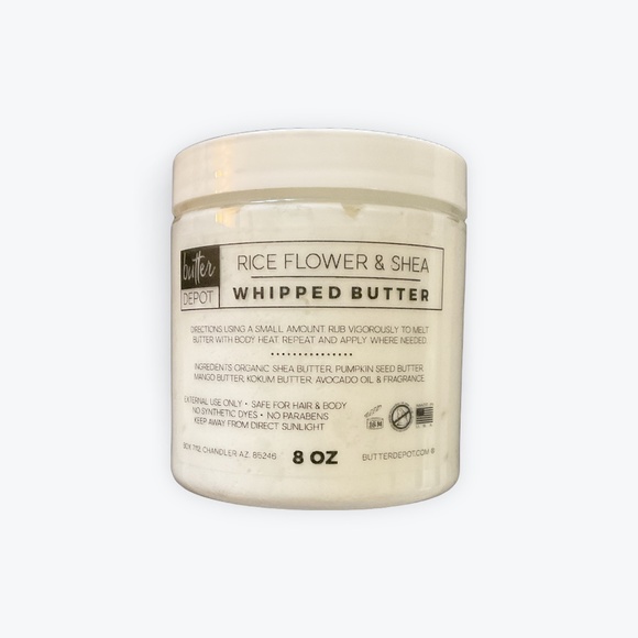 Rice Flower & Shea Scented Whipped Body Butter - Picture 1 of 6